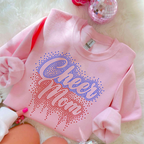 Cheer Mom Ombre Drip SPANGLES TRANSFER