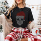 Christmas Skull RHINESTONE TRANSFER