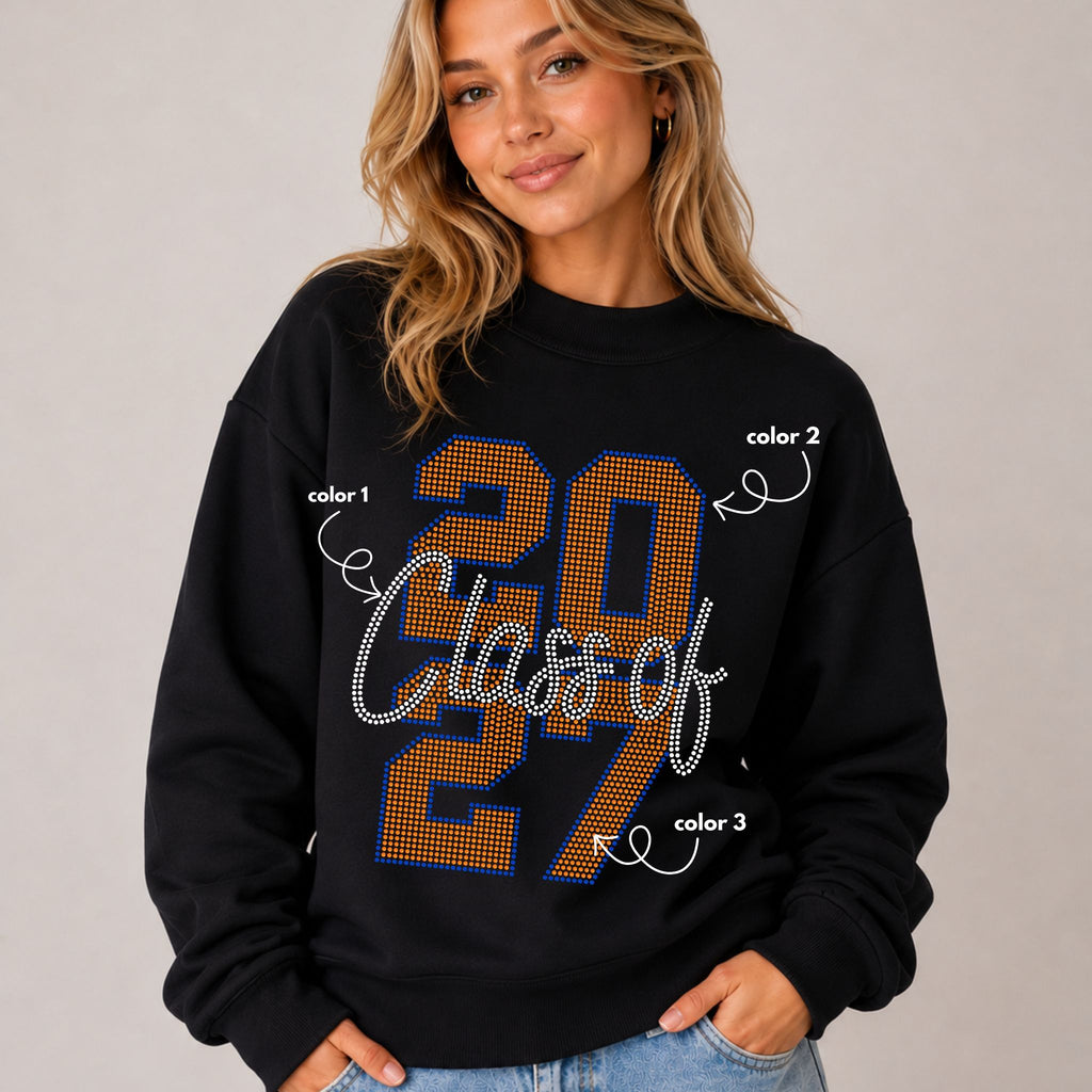 Class of 2027 Stacked SPANGLE TRANSFER