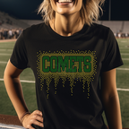 Comets Athletic Drip SPANGLE TRANSFER