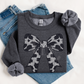 Cow Print Bow SPANGLES TRANSFER