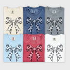 Cow Print Bow SPANGLES TRANSFER