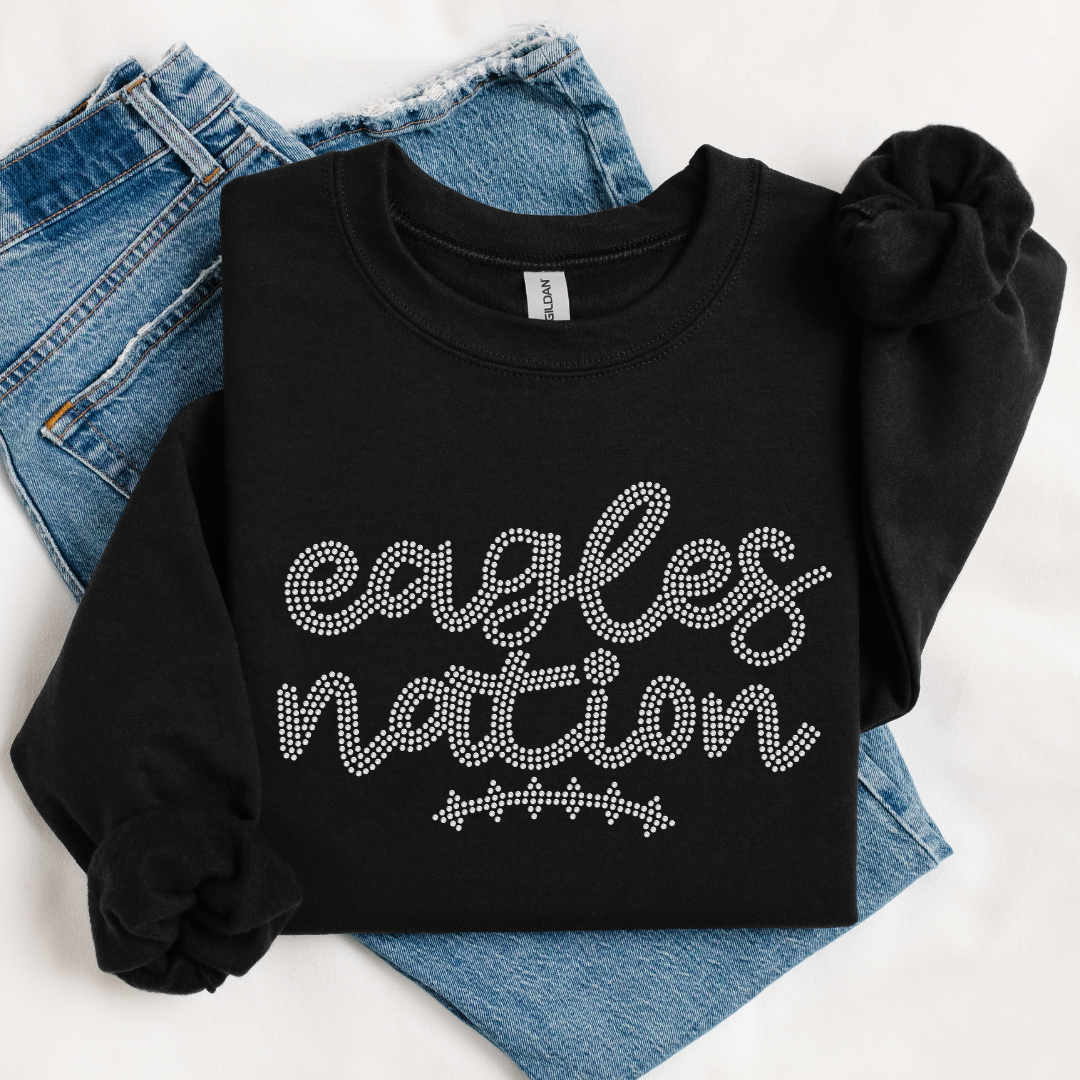 Eagles Nation RHINESTONE TRANSFER