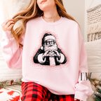 Santa Hand Heart (purchased separately) Scatter RHINESTONE TRANSFER