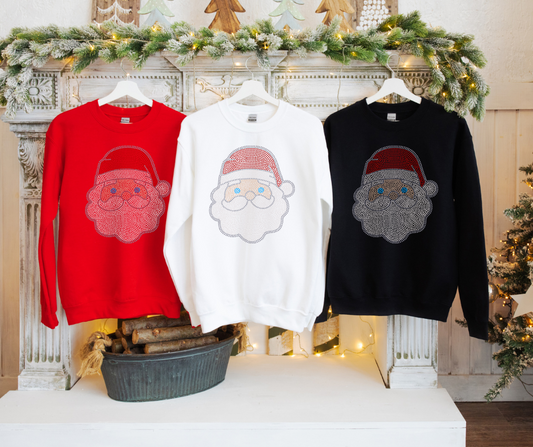 Cute Santa SPANGLES TRANSFER