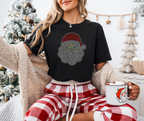 Cute Santa RHINESTONE TRANSFER