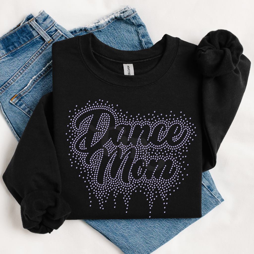 Dance Mom Ombre Drip SPANGLES TRANSFER