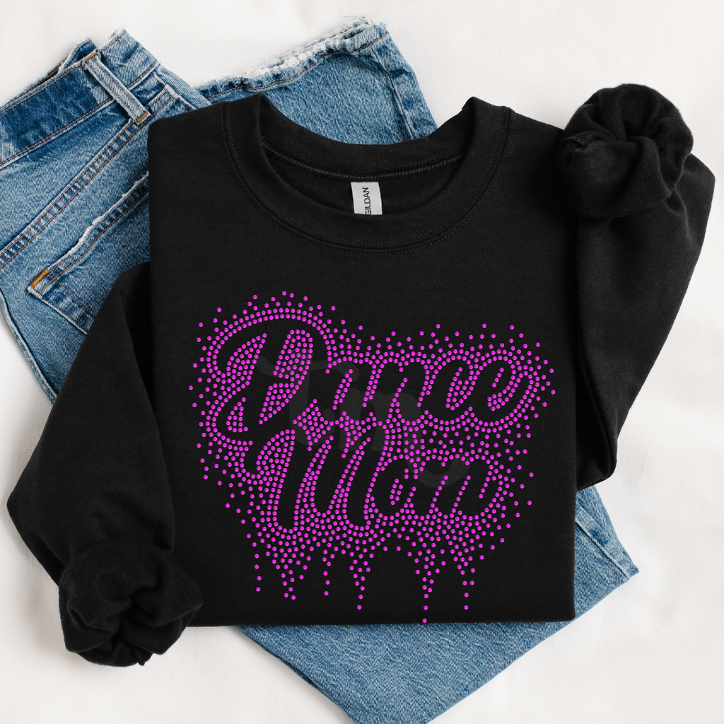 Dance Mom Ombre Drip SPANGLES TRANSFER
