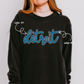 Detroit Cursive SPANGLES TRANSFER