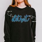 Detroit Cursive SPANGLES TRANSFER