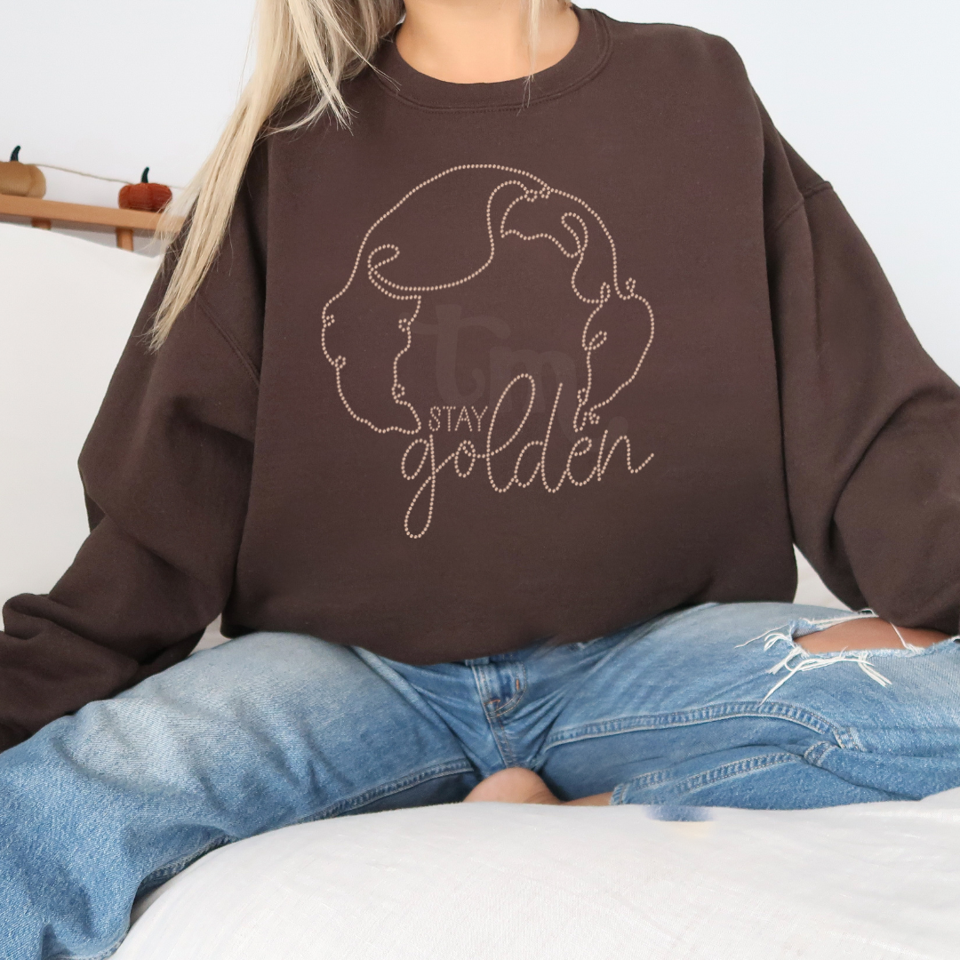 Stay Golden RHINESTONE TRANSFER