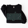Eagles Double Outline RHINESTONE TRANSFER