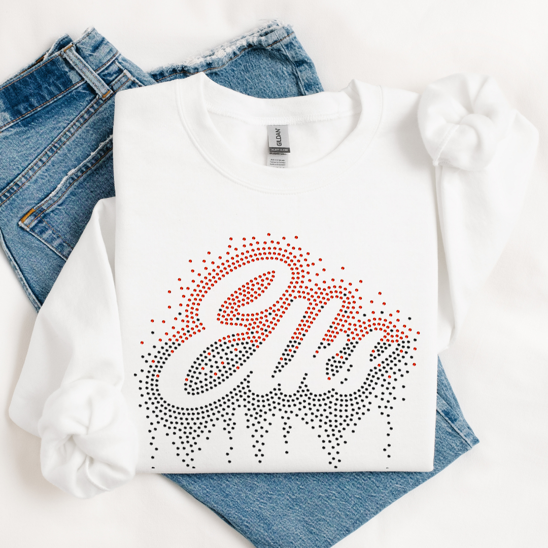 Elks Ombre Drip RHINESTONE TRANSFER