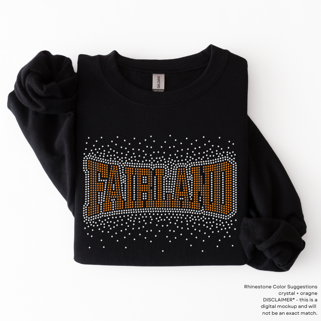 Fairland Arched Scatter RHINESTONE TRANSFER