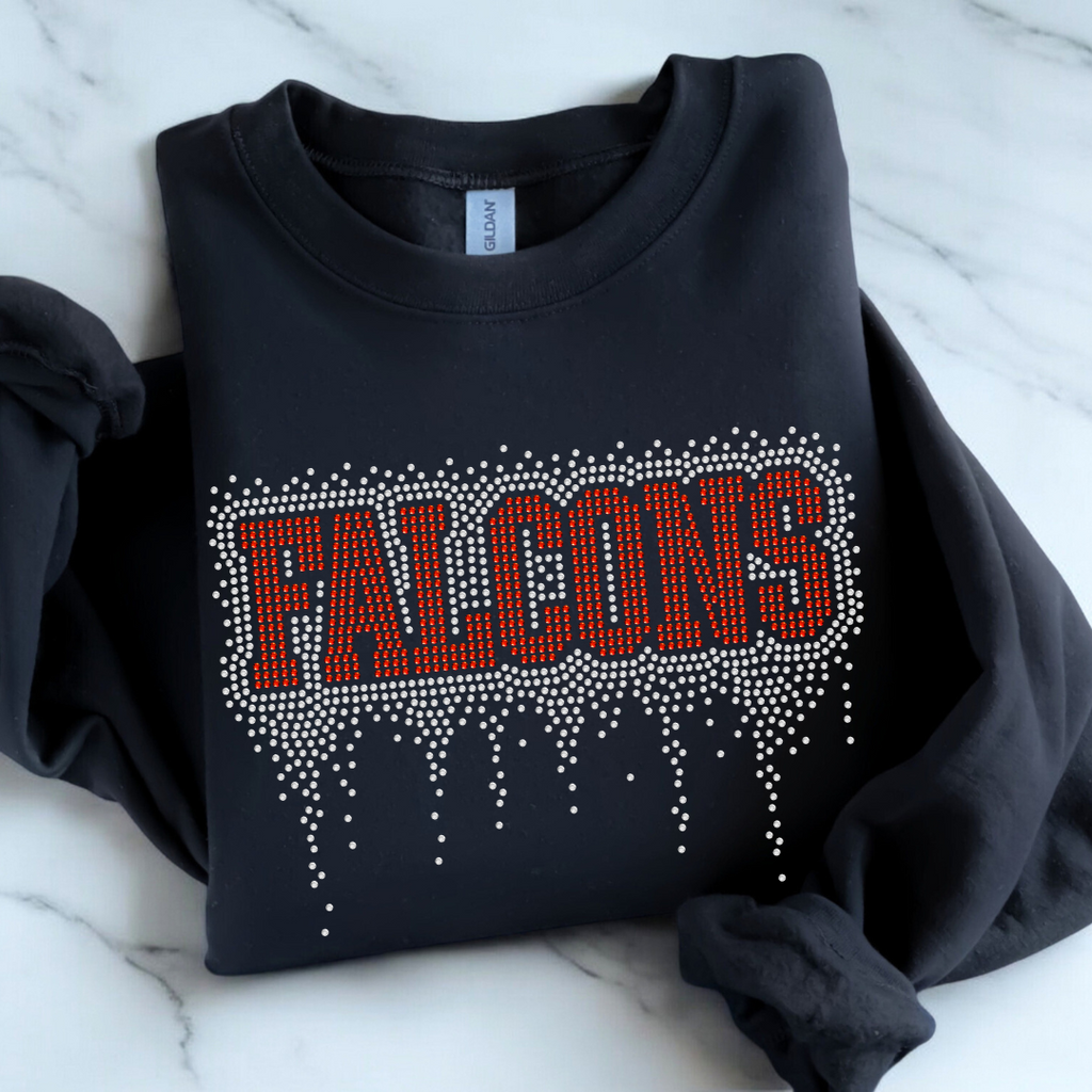 Falcons Athletic Drip RHINESTONE TRANSFER
