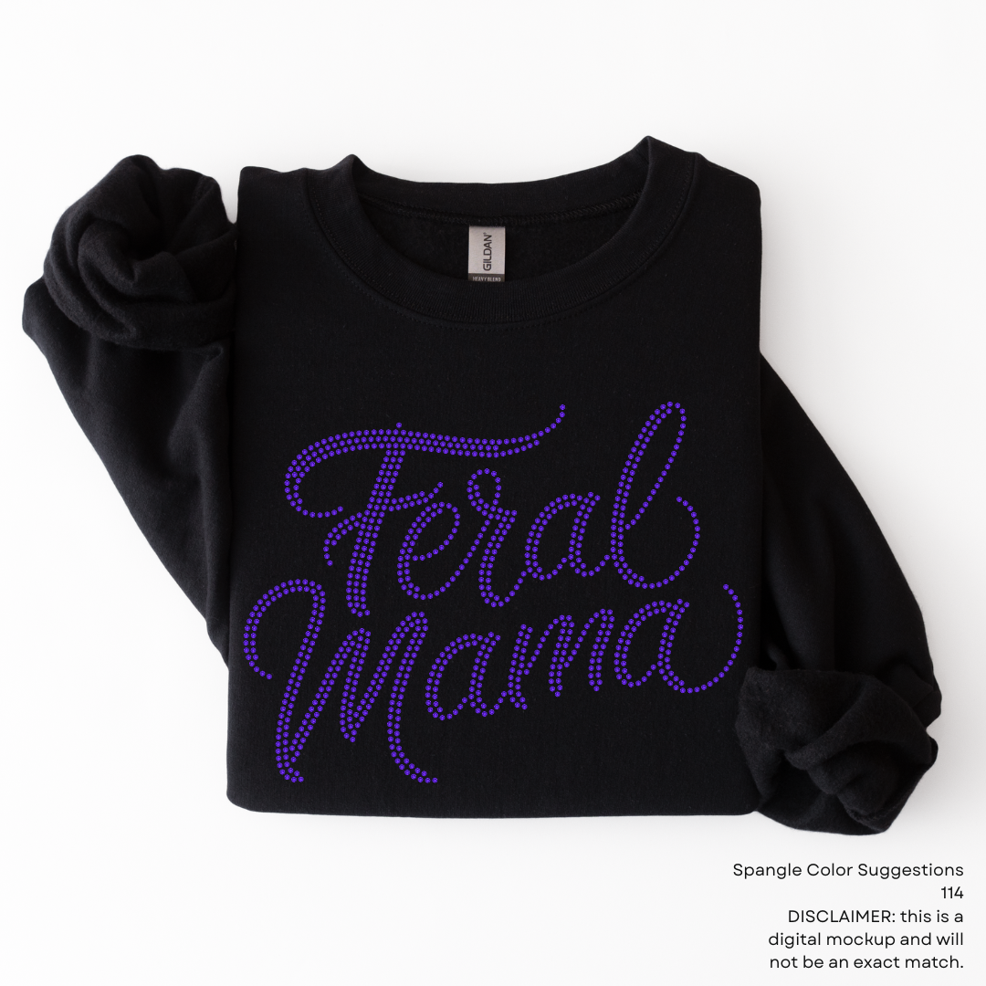 READY TO SHIP // Feral Mama SPANGLE TRANSFER c. 114
