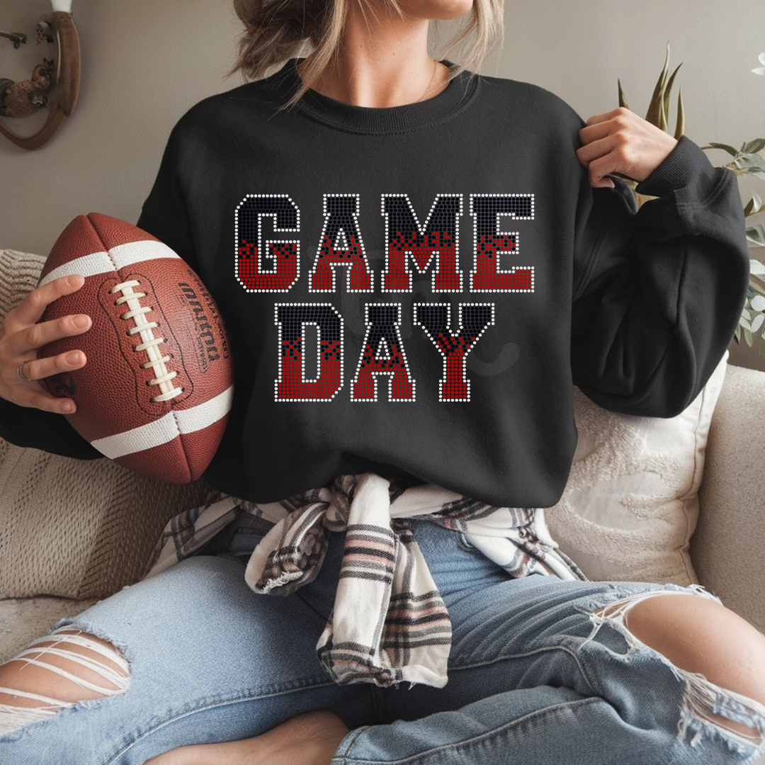Game Day Ombre Font SPANGLES TRANSFER