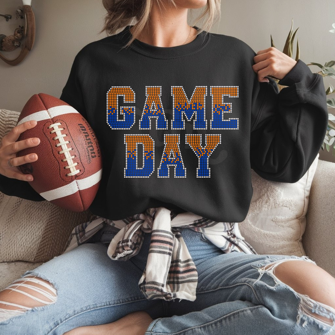 Game Day Ombre Font SPANGLES TRANSFER