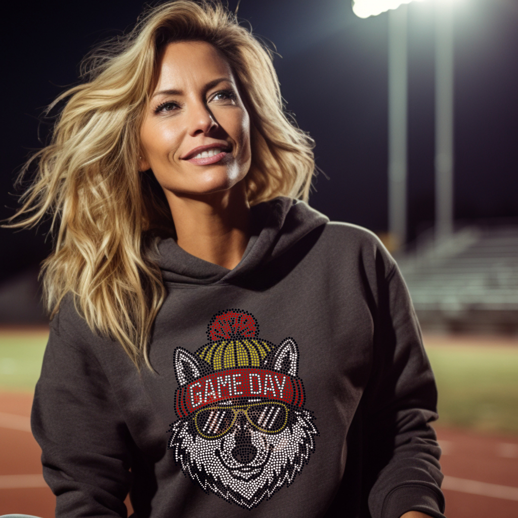 Game Day Wolves SPANGLE TRANSFER