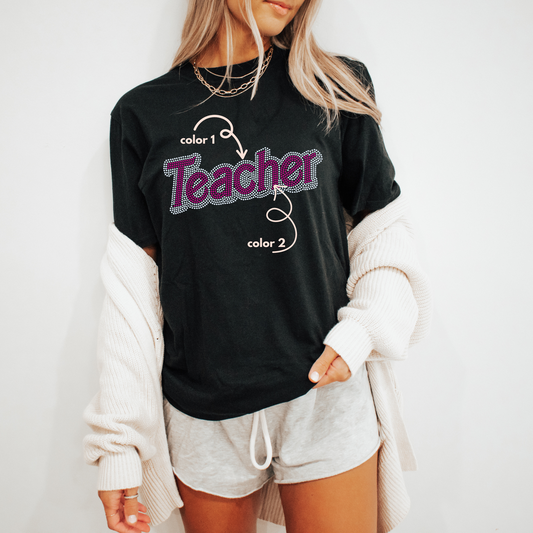 Girly Teacher SPANGLE TRANSFER