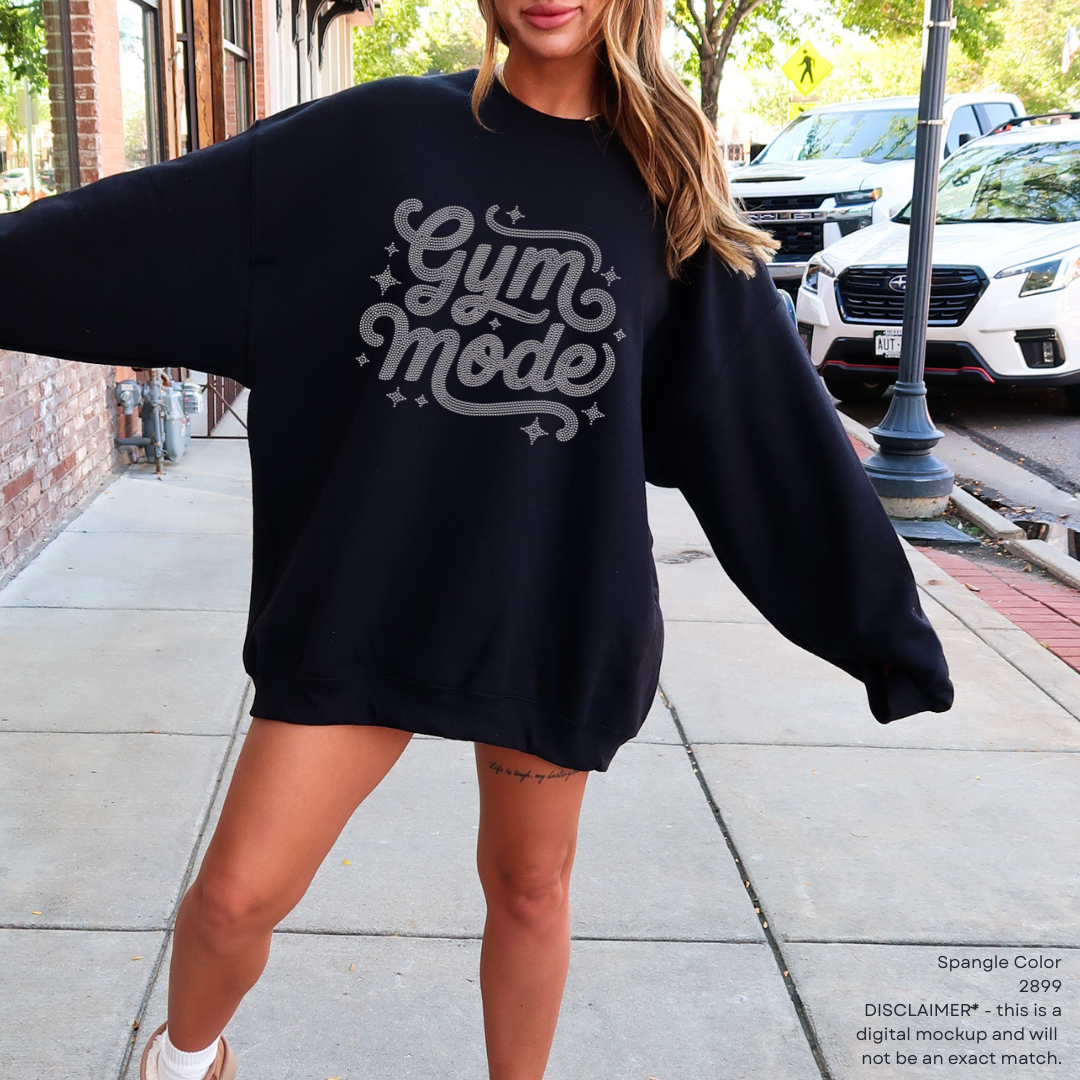 READY TO SHIP // Gym Mode SPANGLE TRANSFER c. 2899