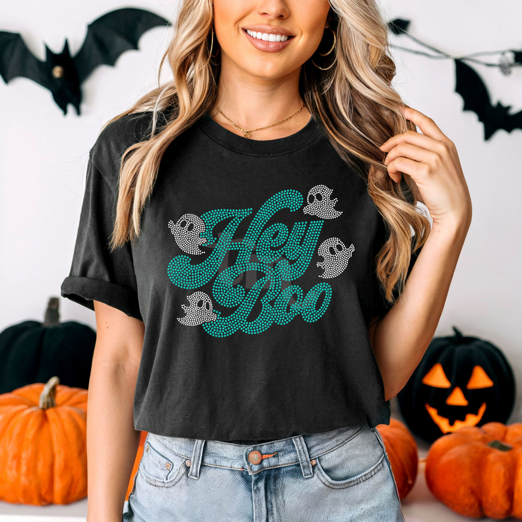 Hey Boo SPANGLES TRANSFER