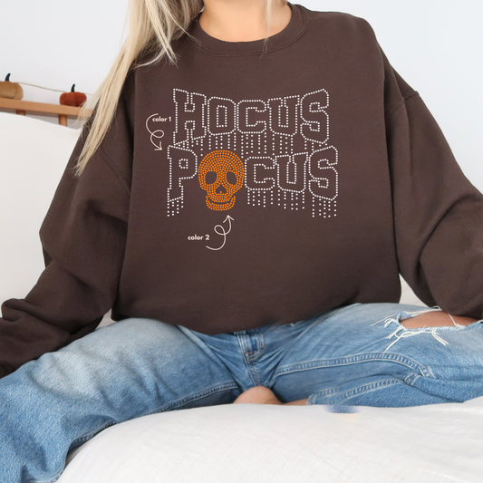 Hocus Pocus Skull SPANGLE TRANSFER