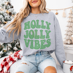 Retro Holly Jolly Vibes SPANGLES TRANSFER