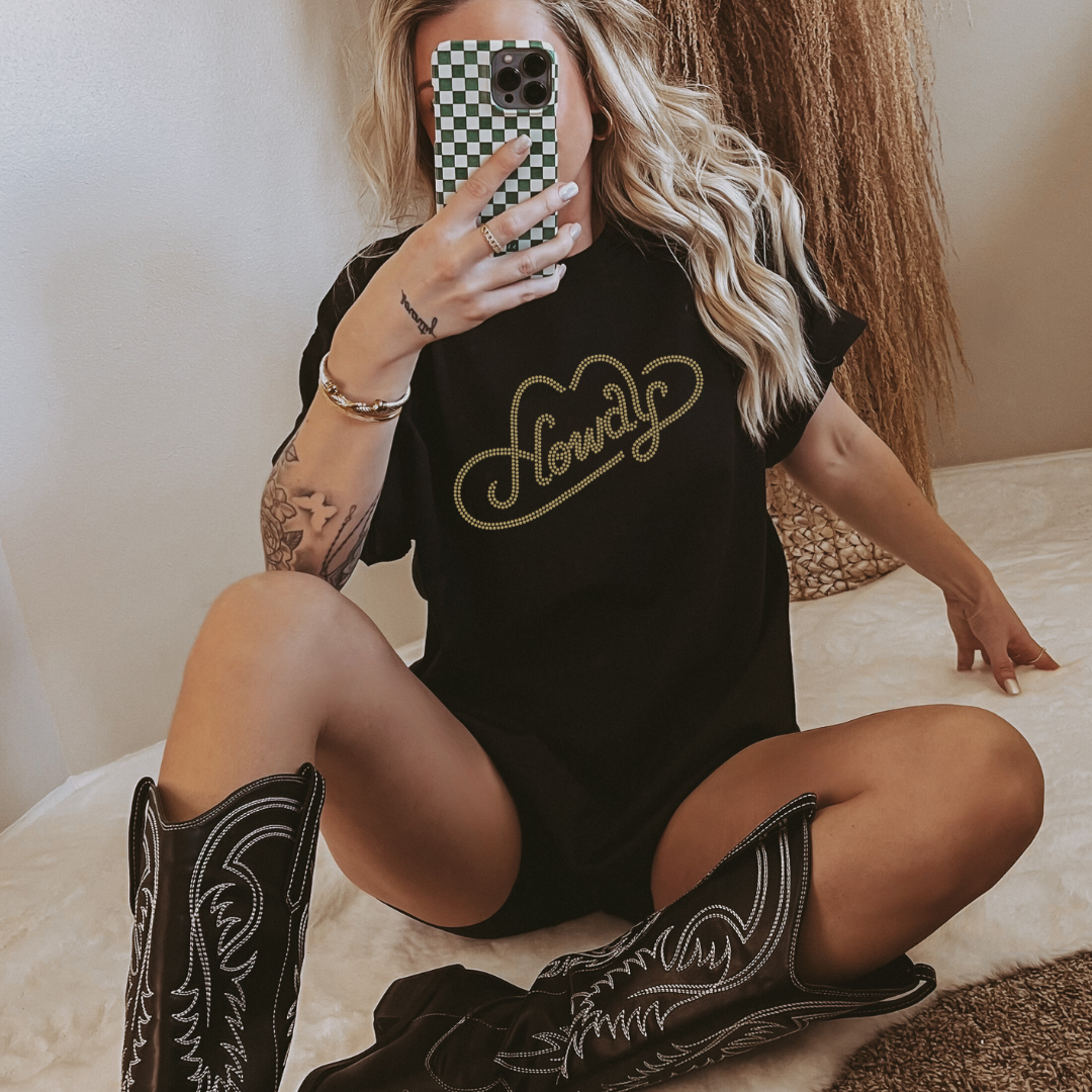 Howdy Hat SPANGLES TRANSFER