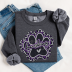 Huskies Leopard Paw SPANGLE TRANSFER