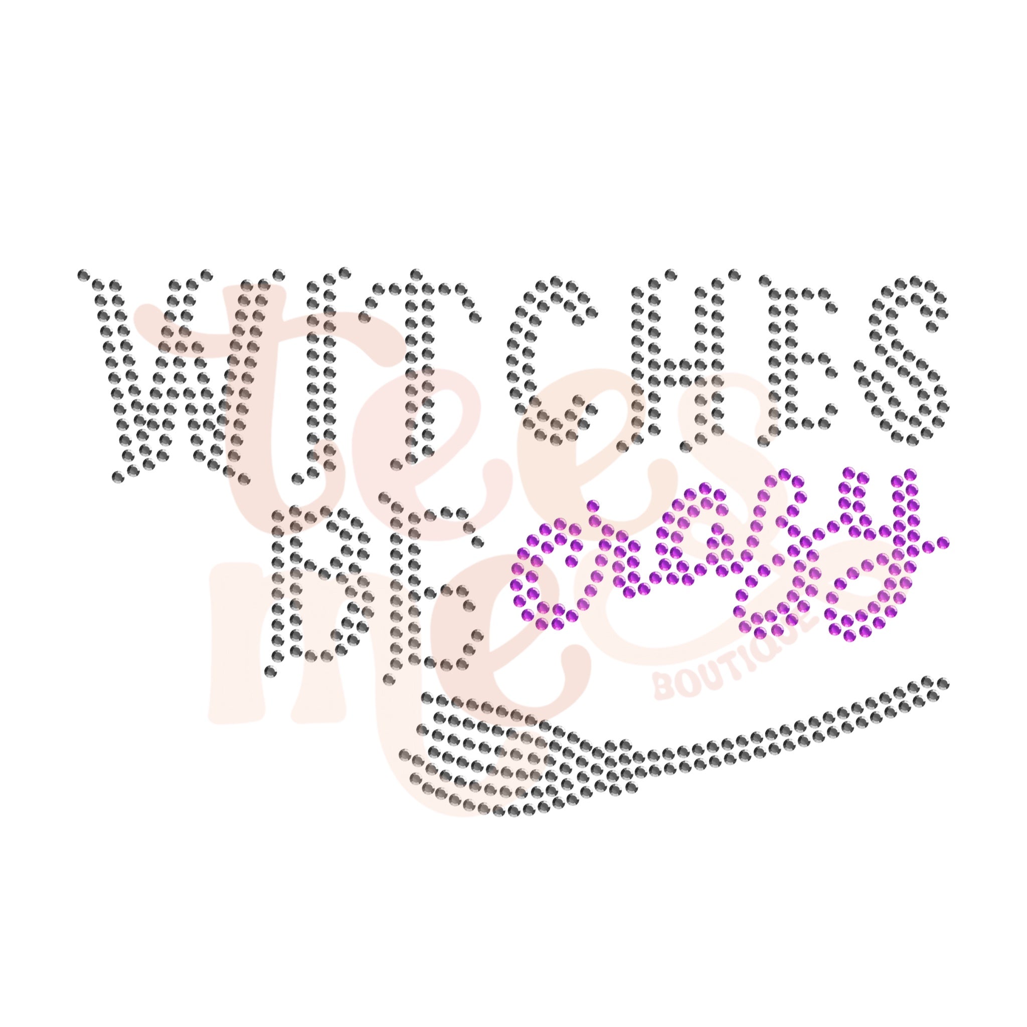 Witches Be Crazy SS16 RHINESTONE TRANSFER