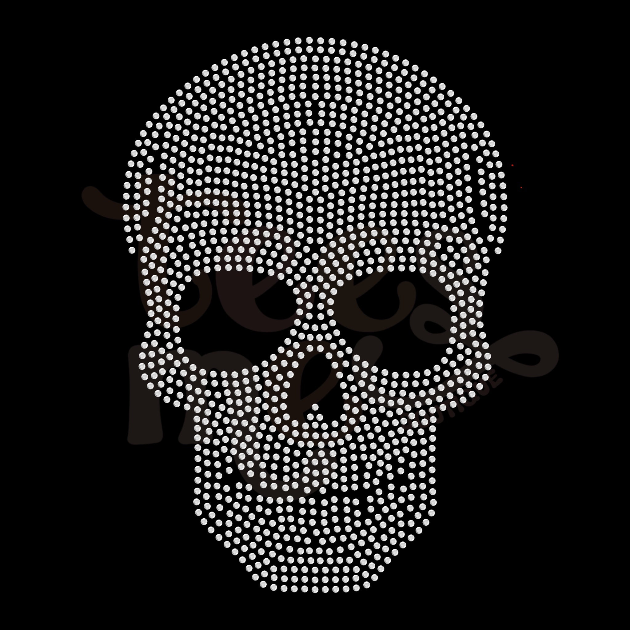 Classic Skull SS16 RHINESTONE TRANSFER