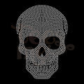Classic Skull SPANGLES TRANSFER