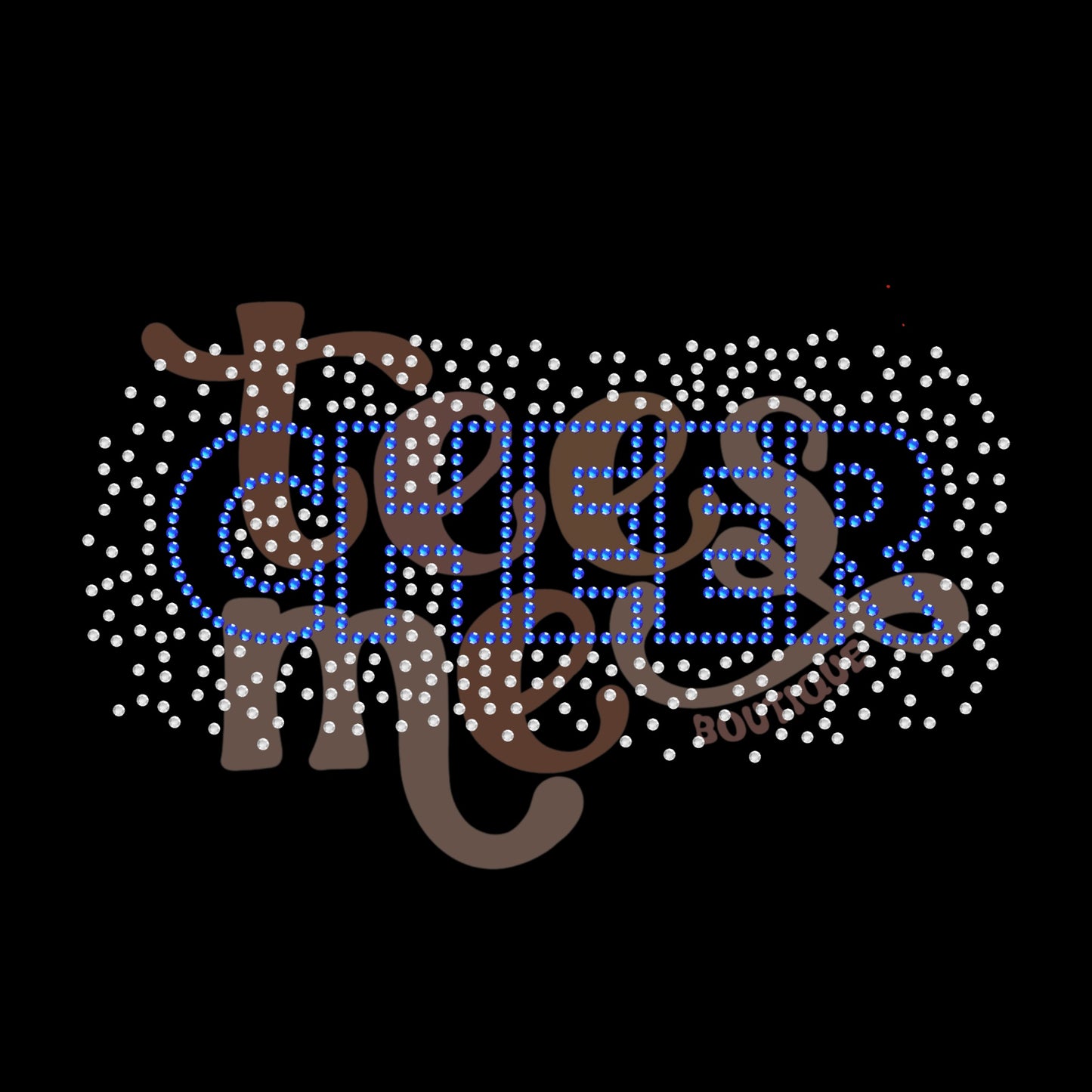NEW Cheer Scattered SS10 2 Color RHINESTONE TRANSFER