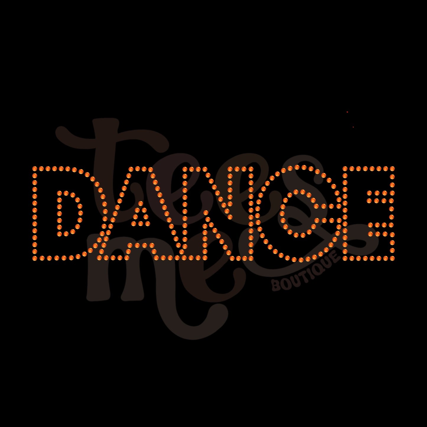 Simple Dance RHINESTONE TRANSFER