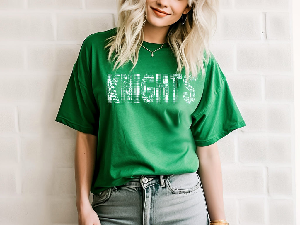 Knights Font Mascot SPANGLE TRANSFER