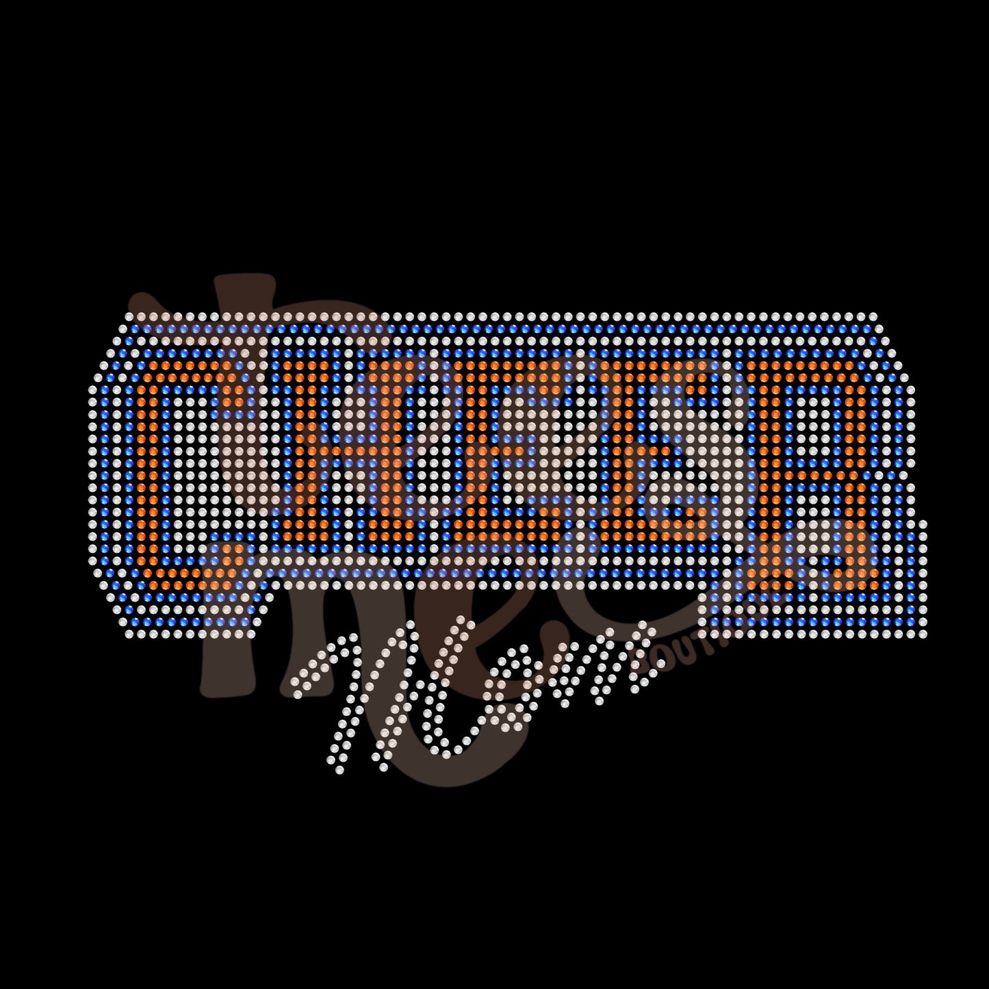 Cheer Bold Mom RHINESTONE TRANSFER