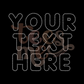 Semi Custom CRYSTAL Rhinestone Transfer - Bubble Outline Font