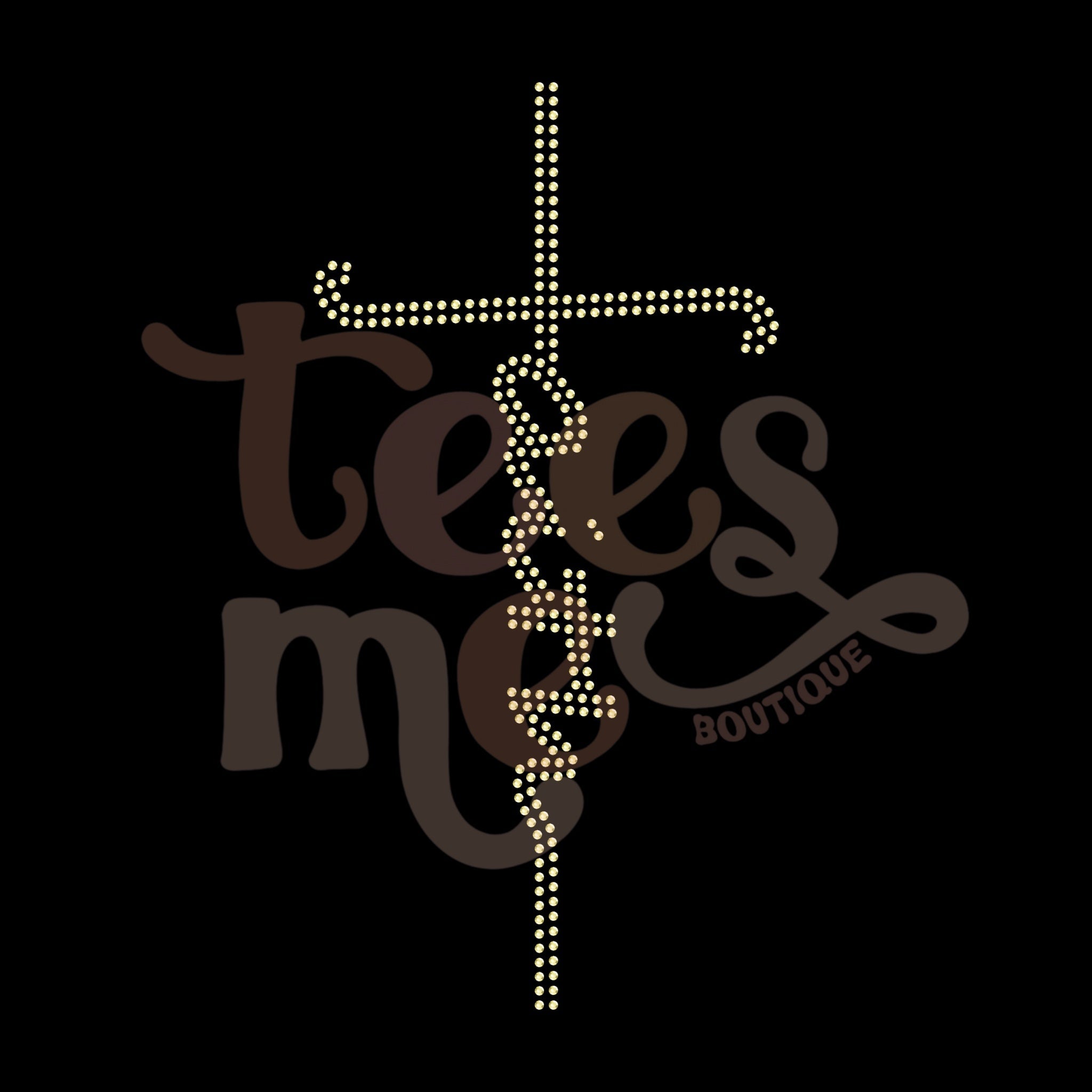 Faith Cross SPANGLES TRANSFER