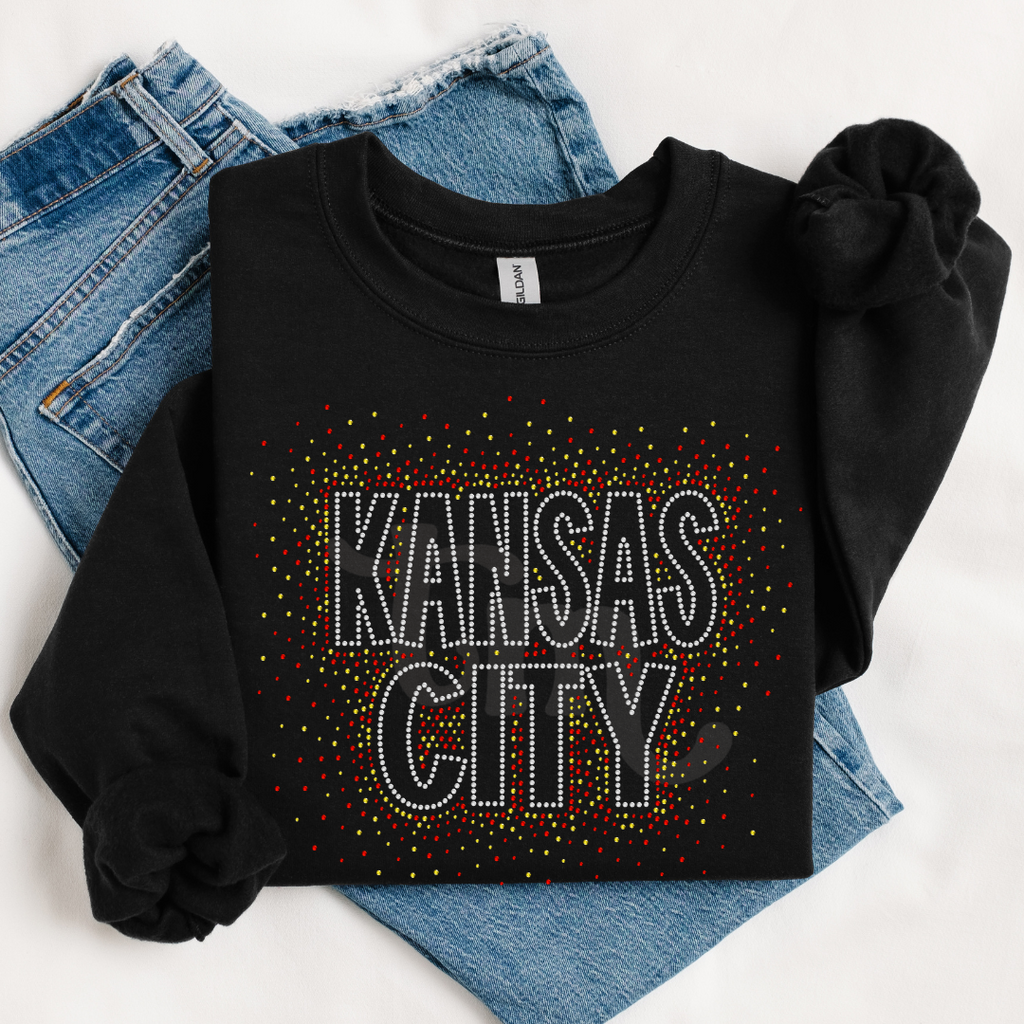 Kansas City Scatter Snow Font SPANGLE TRANSFER