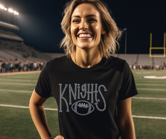 AnyTees Knights Football SPANGLE TRANSFER