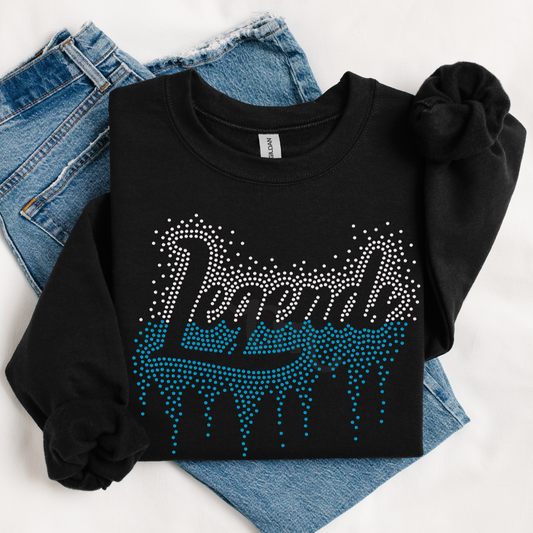 Legends Ombre Drip RHINESTONE TRANSFER