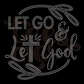 Let God One Color RHINESTONE TRANSFER