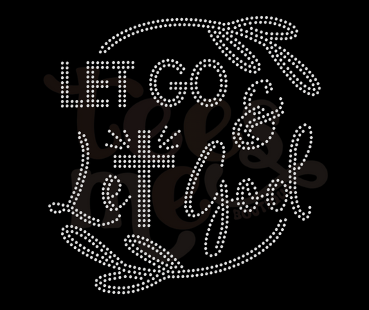 Let God One Color RHINESTONE TRANSFER