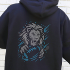 Lions Football Mascot RHINESTONE TRANSFER