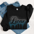 Lions Ombre Drip RHINESTONE TRANSFER
