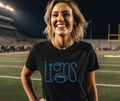 AnyTees Lions Football RHINESTONE TRANSFER