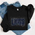 Lions Scatter Snow Font SPANGLE TRANSFER