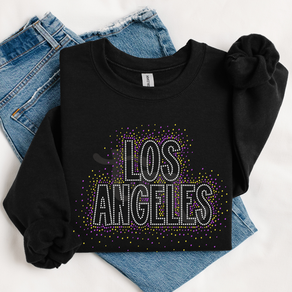 Los Angeles Scatter Snow Font SPANGLE TRANSFER