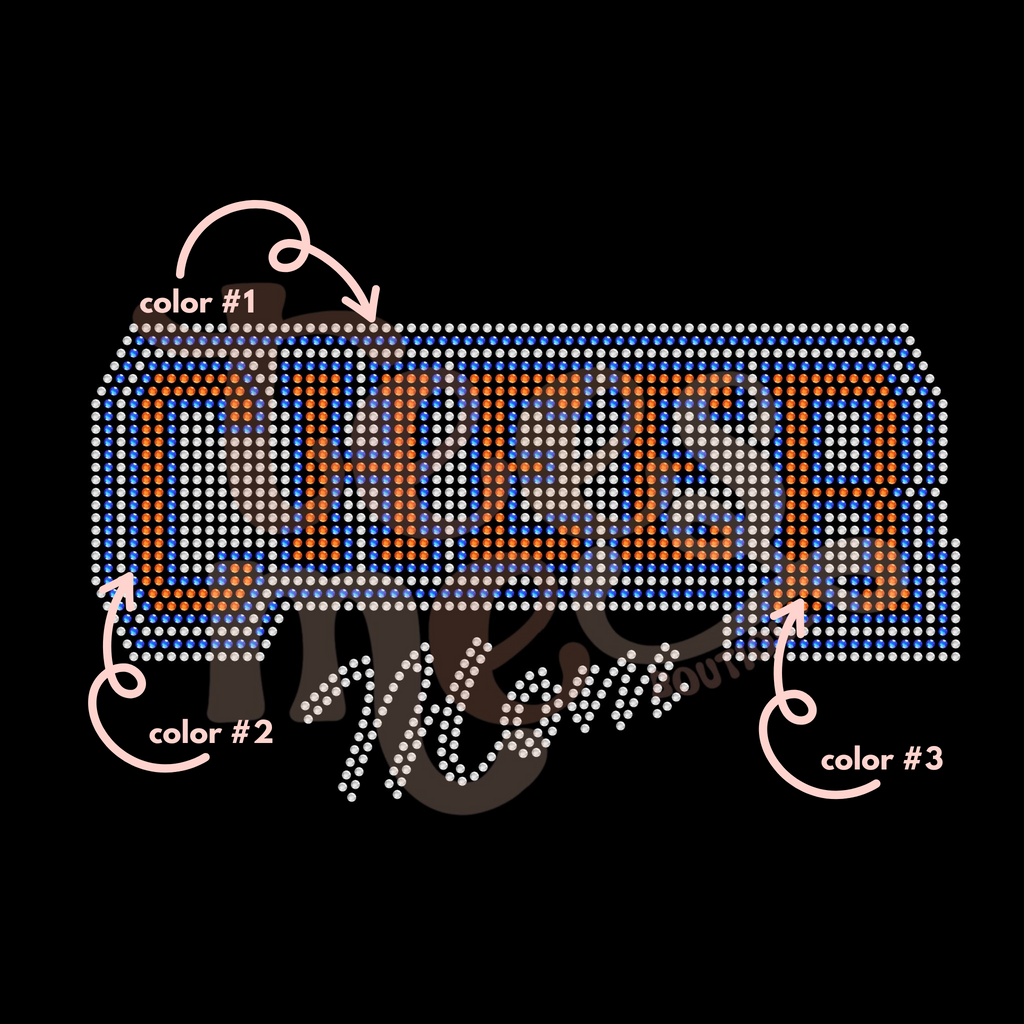 Cheer Bold Mom SPANGLES TRANSFER